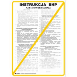 ZZ-IBM06 - Instrukcja BHP i PPOŻ BHP na stanowisku kowala - 330x460