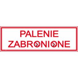 ZZ-110 - Znak Palenie zabronione - 100X300