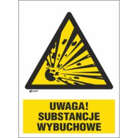 ZZ-150CH1 - Oznakowanie substancji chemicznych Niebezpieczeństwo wybuchu. Materiały wybuchowe - 220x300