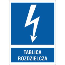 ZZ-15EIA - Znak elektryczny Tablica rozdzielcza. - 105X148-74X105