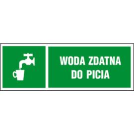 ZZ-16KL - Znak klęski żywiołowe Woda niezdatna do picia - 100x300-150x450
