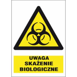 ZZ-16O-1 - Znak BHP Uwaga skażenie biologiczne - 220x300