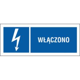 ZZ-3EIB - Znak elektryczny Włączono. - 74X210