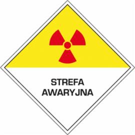 ZZ-2PO - Oznakowanie promieniowania Strefa awaryjna - 230x230