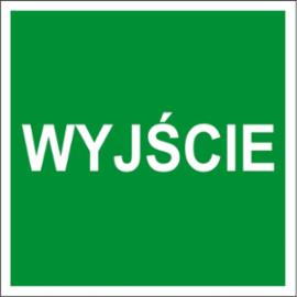 ZZ-6ER - Rewers do znaków: Drzwi ewakuacyjne - 150x150-200x200