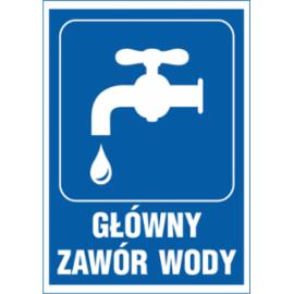 ZZ-76 - Znak Główny zawór wody - 150X205
