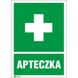 ZZ-8I-1 - Znak BHP Apteczka - 220x300-100x140