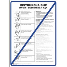 ZZ-IBG01B - Instrukcja BHP i PPOŻ Instrukcja mycia i dezynfekcji rąk - 200x300