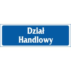 ZZ-10 - Znak Dział handlowy - 90x240