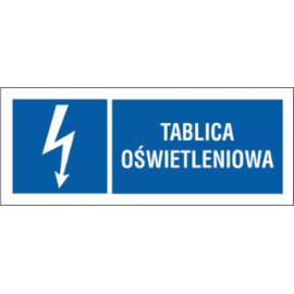 ZZ-14EIB - Znak elektryczny Tablica oświetleniowa. - 74X210