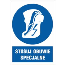 ZZ-18N-1 - Znak BHP Stosuj obuwie specjalne - 220x300
