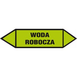 ZZ-1K4 - Oznakowanie rurociągów Woda - 25x75-40x120