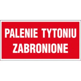 ZZ-48P - Znak ochrony PPOŻ Palenie tytoniu zabronione - 200x400