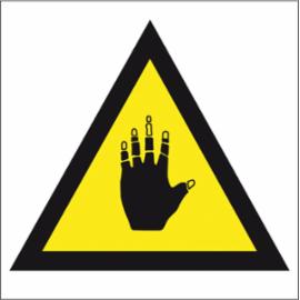 ZZ-7KN - Oznakowanie substancji chemicznych Ostrzeżenie przed substancjami żrącymi - 160x160
