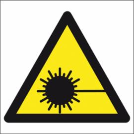 ZZ-7O - Znak BHP Ostrzeżenie przed promieniami laserowymi - 200x200