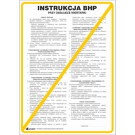 ZZ-IBM23 - Instrukcja BHP i PPOŻ BHP przy obsłudze wiertarki - 250x350