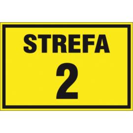 ZZ-11G - Znak gazowniczy Strefa 2 - 200x300