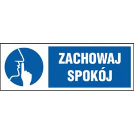 ZZ-11KL - Znak klęski żywiołowe Zachowaj spokój - 100x300-150x450
