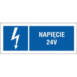 ZZ-13EIB - Znak elektryczny Napięcie 24V. - 74X210