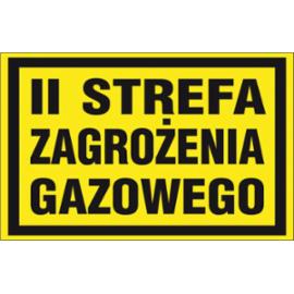 ZZ-17G - Znak gazowniczy II Strefa zagrożenia - 250x350