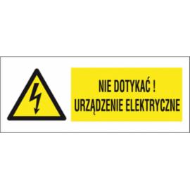 ZZ-1EOB - Znak elektryczny Nie dotykać urządzenie elektryczne. - 74X210