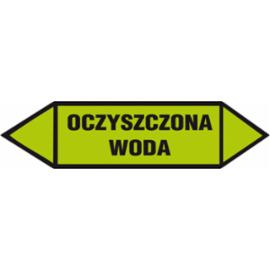 ZZ-1K2 - Oznakowanie rurociągów Woda oczyszczona - 25x75-40x120