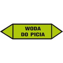 ZZ-1K21 - Oznakowanie rurociągów Woda do picia - 25x75-40x120