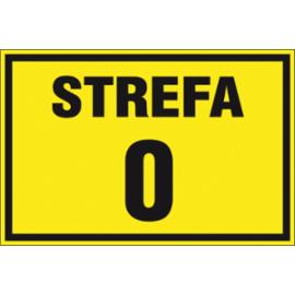 ZZ-9G - Znak gazowniczy Strefa 0 - 200x300
