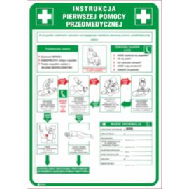 ZZ-IB13 - Instrukcja BHP i PPOŻ Instrukcja pierwszej pomocy przedmedycznej - 250x350