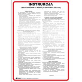 ZZ-IP17B - Instrukcja BHP i PPOŻ Instrukcja obsługi hydrantu wewnętrznego - 100x140
