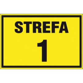 ZZ-10G - Znak gazowniczy Strefa 1 - 200x300