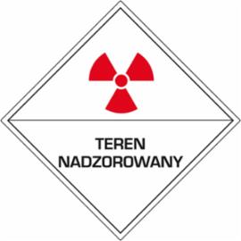 ZZ-11PO - Oznakowanie promieniowania Teren nadzorowany - 230x230
