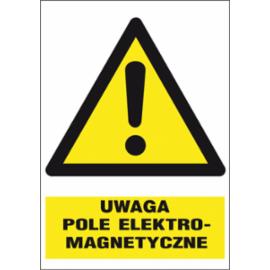 ZZ-1O-2 - Znak BHP Uwaga pole elektromagnetyczne - 220x300