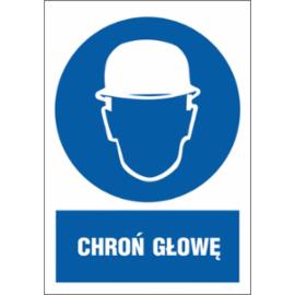 ZZ-3N-1 - Znak BHP Chroń głowę - 220x300
