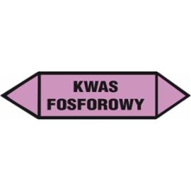 ZZ-5K2 - Oznakowanie rurociagów Kwas fosforowy - 25x75-40x120