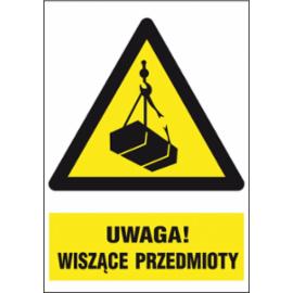ZZ-5O-1 - Znak BHP Uwaga wiszące przedmioty - 220x300
