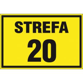 ZZ-12G - Znak gazowniczy Strefa 20 - 200x300