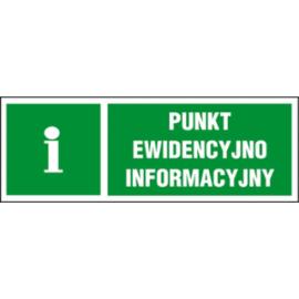 ZZ-17KL - Znak klęski żywiołowe Punkt ewidencyjno-informacyjny - 100x300-150x450