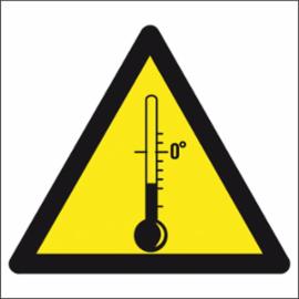 ZZ-18O - Znak BHP Ostrzeżenie przed niskimi temperaturami - 200x200
