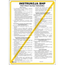 ZZ-IBD04 - Instrukcja BHP i PPOŻ BHP przy pracy na pile tarczowej do cięcia drewna - 250x350