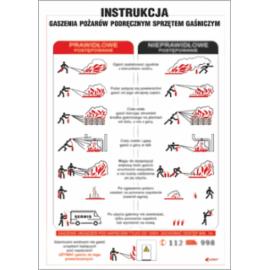 ZZ-IP19 - Instrukcja BHP i PPOŻ Instrukcja gaszenia pożarów podręcznym sprzętem gaśniczym - 210x300