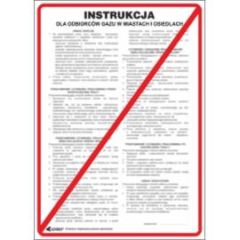 ZZ-IBB16 - Instrukcja BHP i PPOŻ Instrukcja dla odbiorców gazu w miastach i osiedlach - 170x250