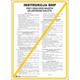 ZZ-IBG33 - Instrukcja BHP i PPOŻ BHP przy obsłudze maszyn do zmywania naczyń - 210x300