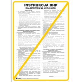 ZZ-IBB02 - Instrukcja BHP i PPOŻ BHP dla montera urzadzeń i aparatury na wysokości - 330x460