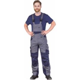LH-POND-B - ogrodniczki ochronne 100% bawełna, 240 g/m², odblaski , kieszenie na nakolanniki - 46-62.