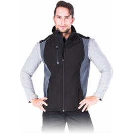 LH-HASE - Bezrękawnik z SOFTSHELLu, podszyty polarem, wew. membrana TPU, powłoka 94% poliester, 6% elastan 310 g/m² - 2 kolory - M-3XL.