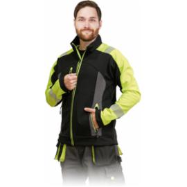 LH-SHELLVIS - kurtka ochronna z materiału SOFTSHELL, powłoka 94% poliester, 6% elastan, 320 g/m², podszyta polar fleece - M-3XL.