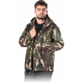 LH-WOODLAND - kurtka ochronna, podszyta polar fleece, powłoka 65% poliester, 35% bawełna, 160 g/m² - M - 3XL. 