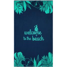 T-WELCOME - ręcznik plażowy 100% bawełna egipska 380 g/m2 - 100x160 cm.