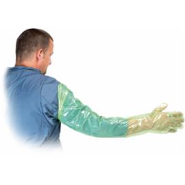 KRU-RINS - Rękawice rektalne/inseminacyjne GREEN SOFT dł. 95 cm , grub. 0,025 mm, 100 sztuk.